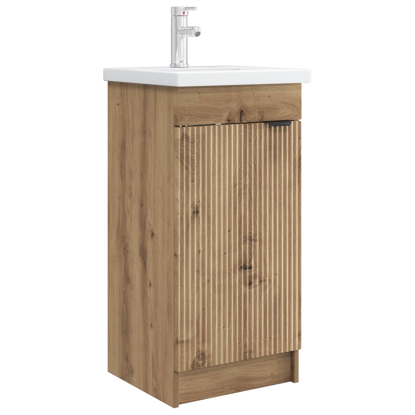 Badmøbel med vask Artisan eik 42 x 40 x 84,5 cm Konstruert tre