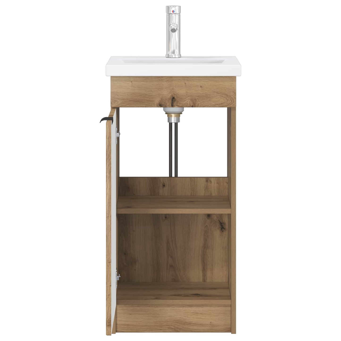 Badmøbel med vask Artisan eik 42 x 40 x 84,5 cm Konstruert tre