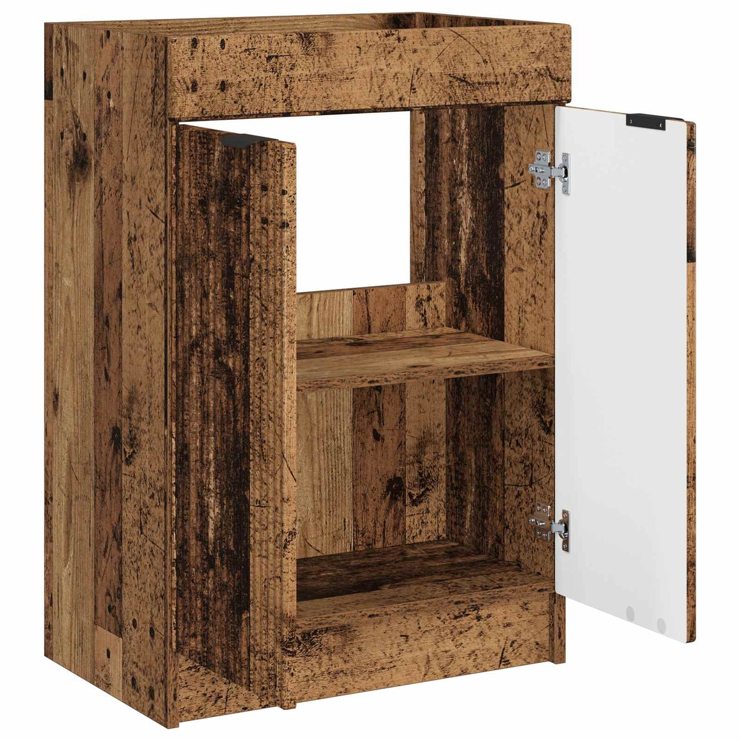 Baderomsskap under vask Gammelt tre 78,5 x 37,5 x 81 cm