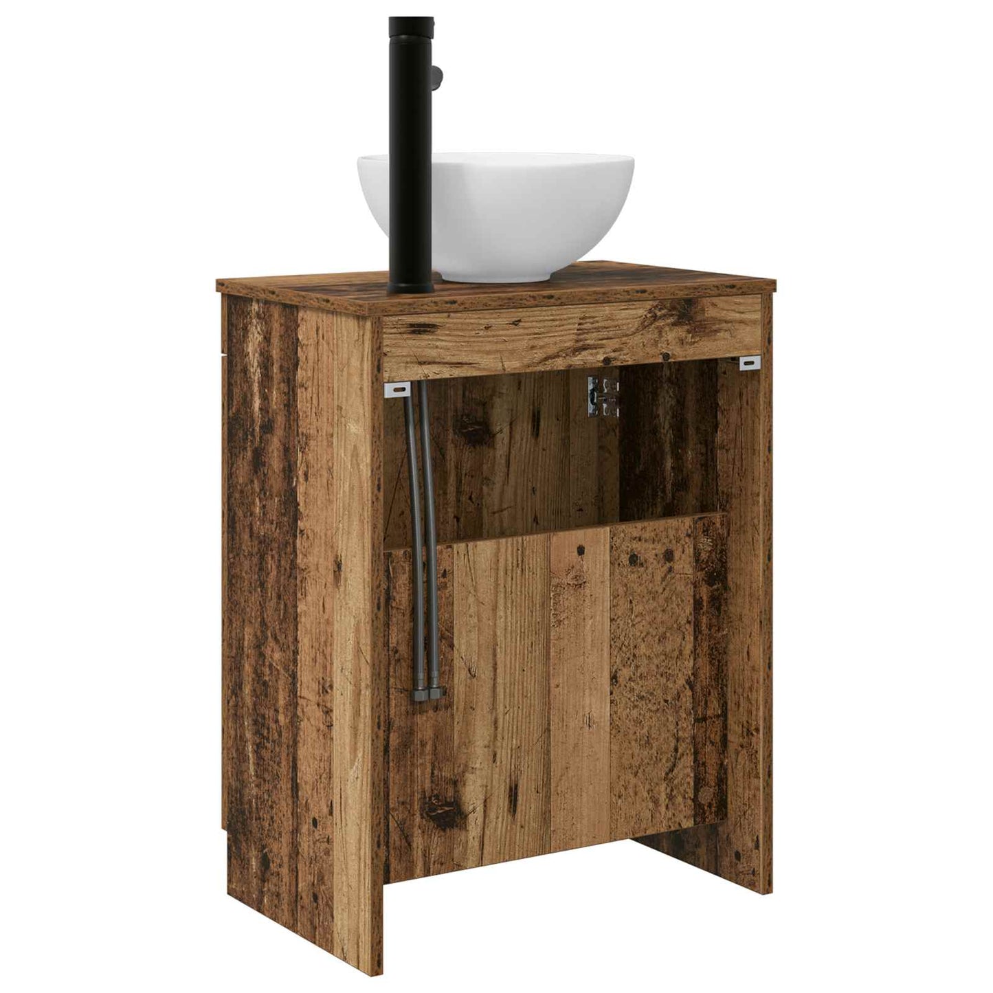 Badmøbel med vask Gammelt tre 54 x 35 x 83 cm Konstruert tre