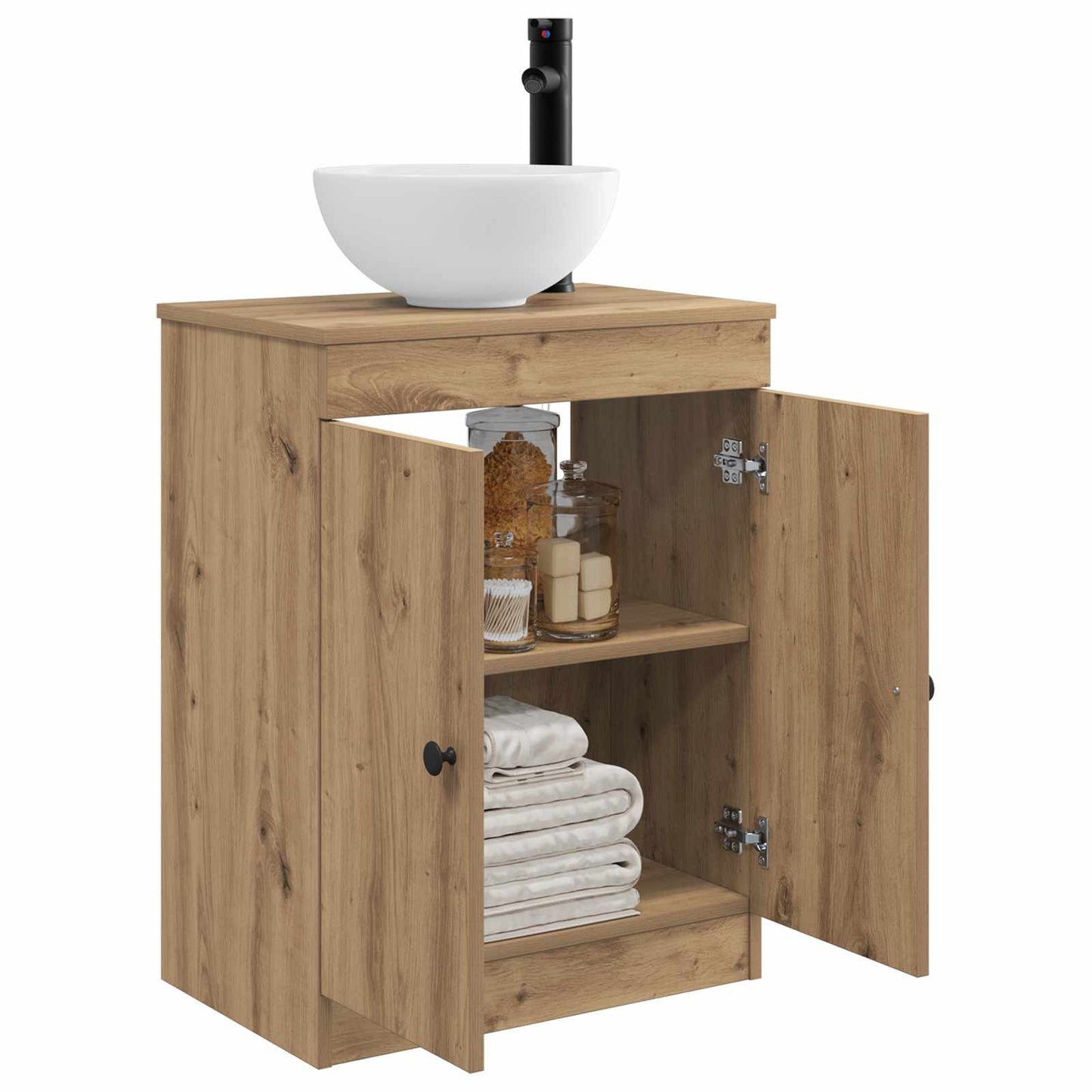 Badmøbel med vask Artisan eik 54 x 35 x 83 cm Konstruert tre