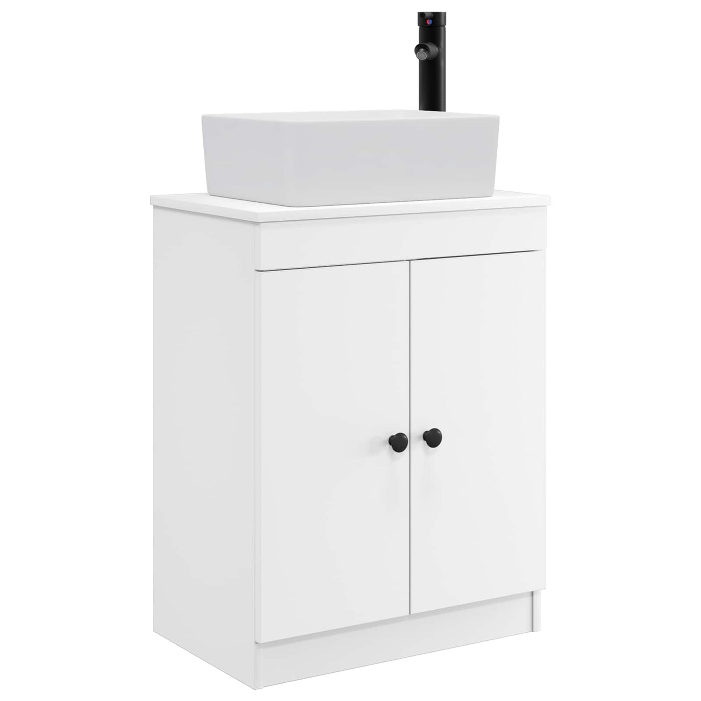 Badmøbel med vask Hvit 54 x 35 x 83 cm Konstruert tre
