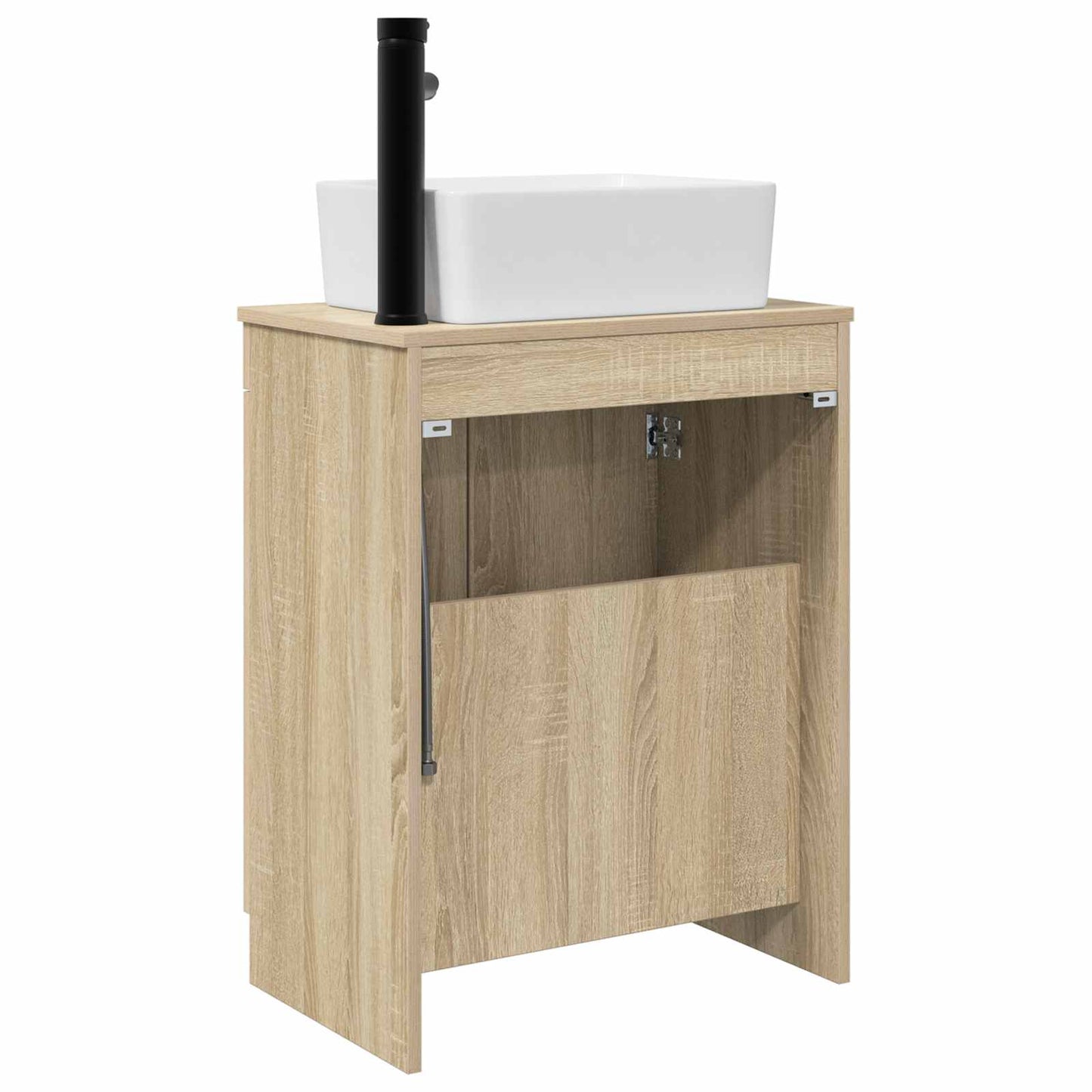 Badmøbel med vask Sonoma eik 54 x 35 x 83 cm Konstruert tre