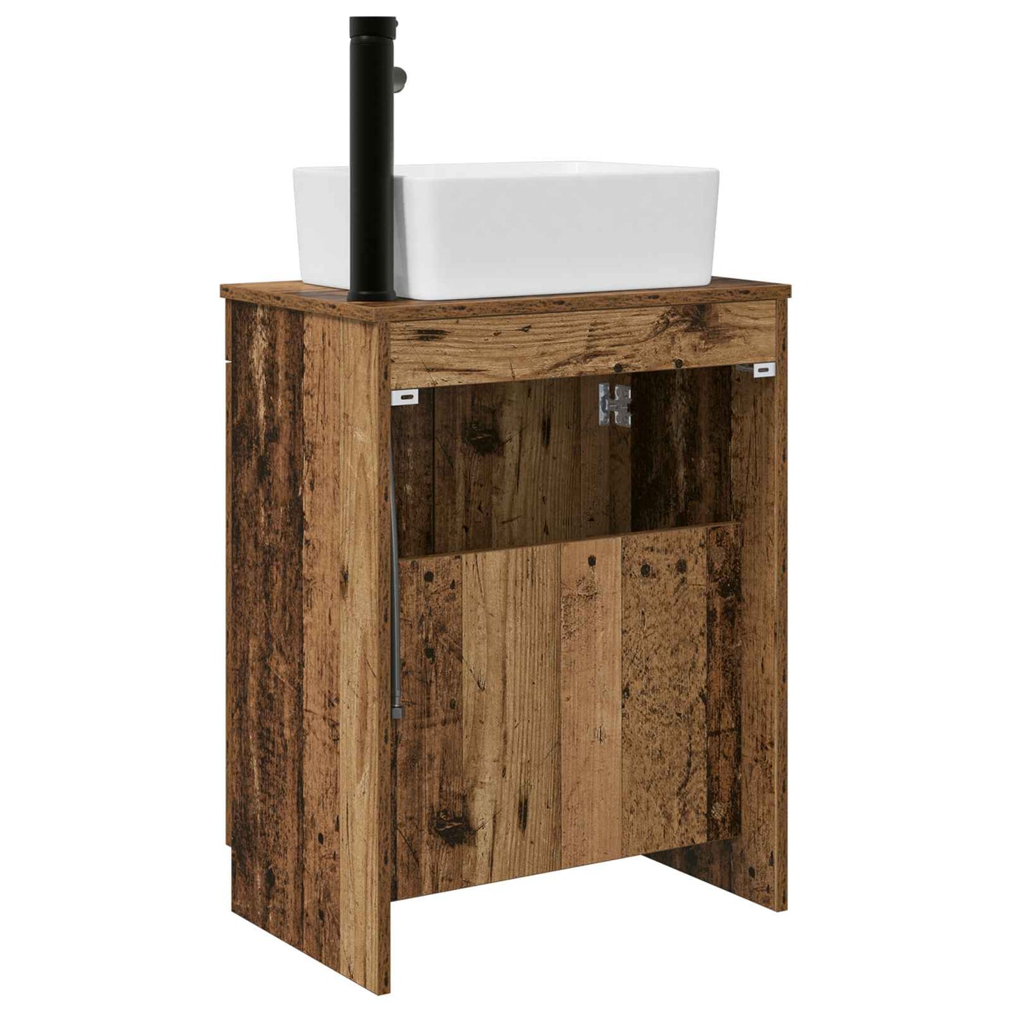 Badmøbel med vask Gammelt tre 54 x 35 x 83 cm Konstruert tre