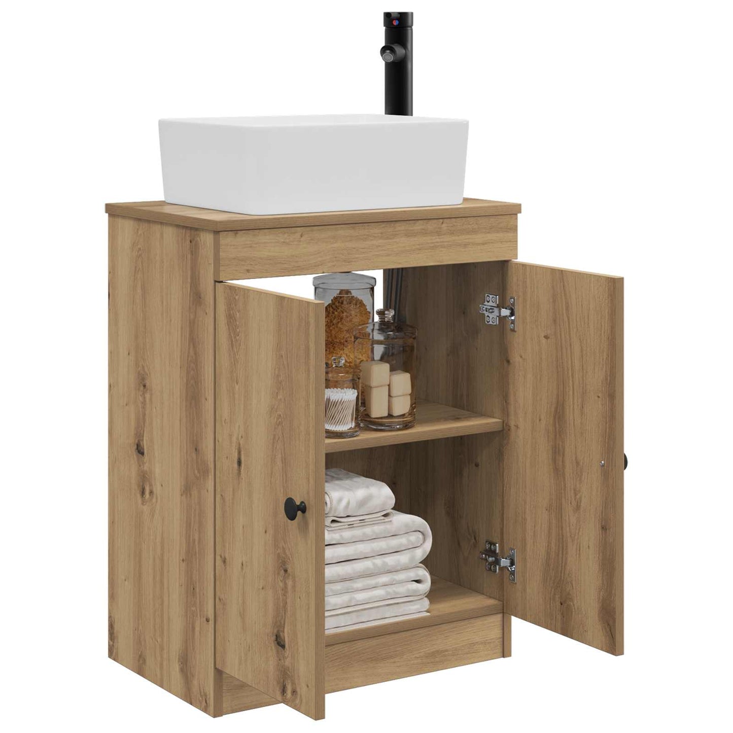 Badmøbel med vask Artisan eik 54 x 35 x 83 cm Konstruert tre