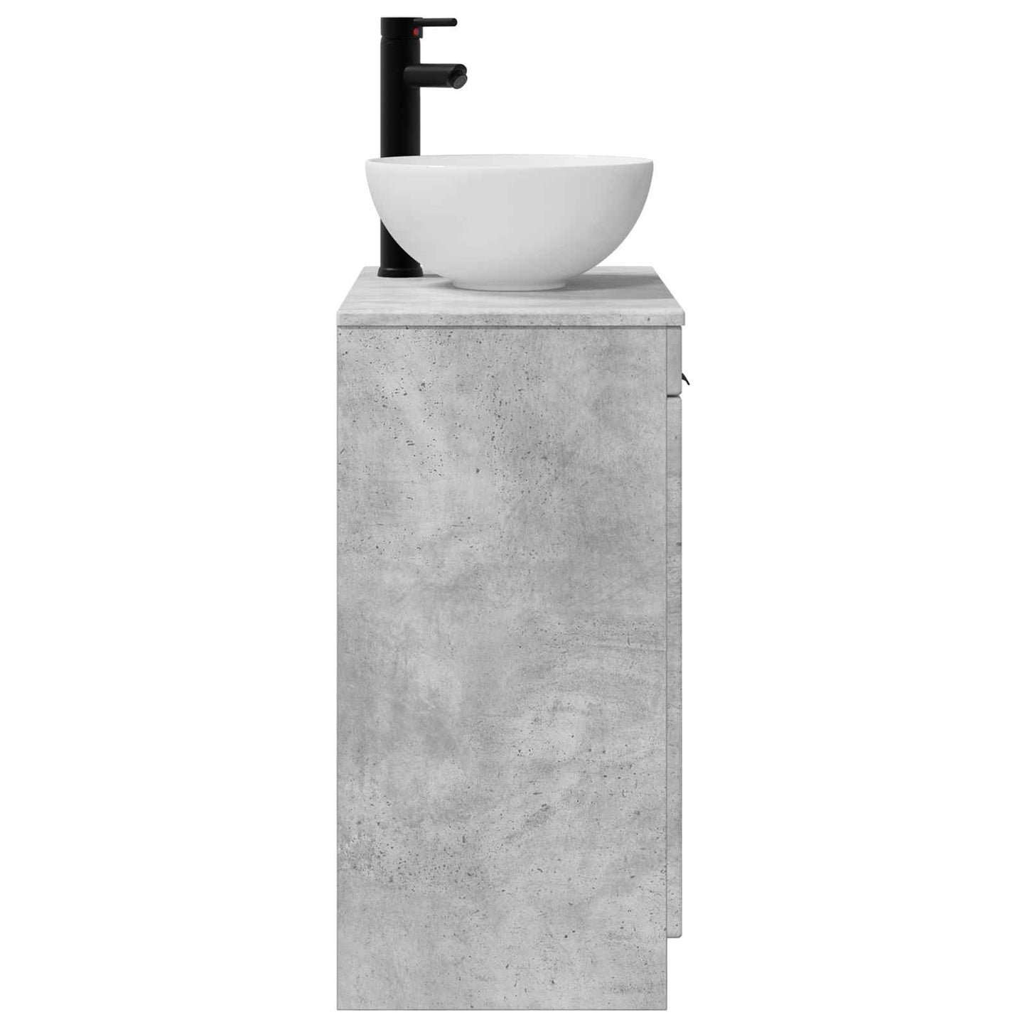 Badmøbel med vask Betonggrå 54 x 35 x 83 cm Konstruert tre