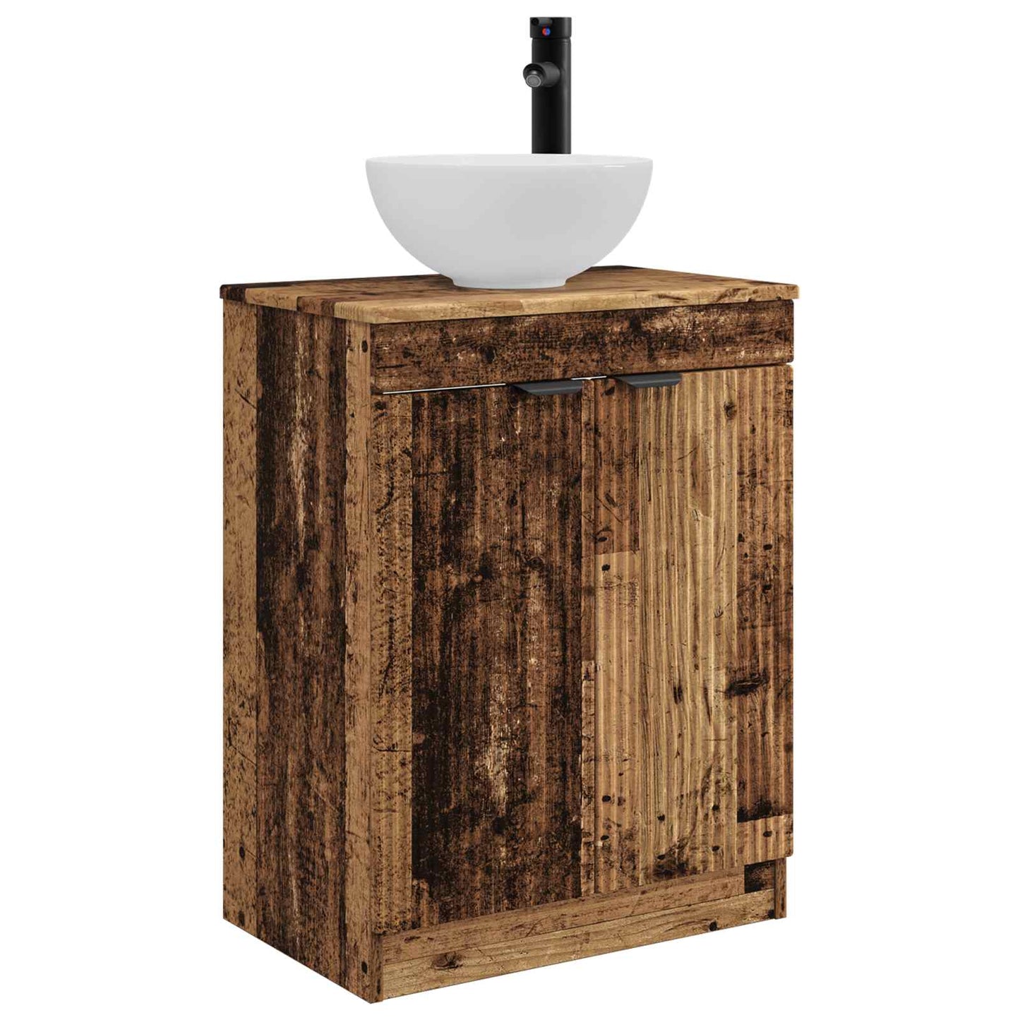 Badmøbel med vask Gammelt tre 54 x 35 x 83 cm Konstruert tre