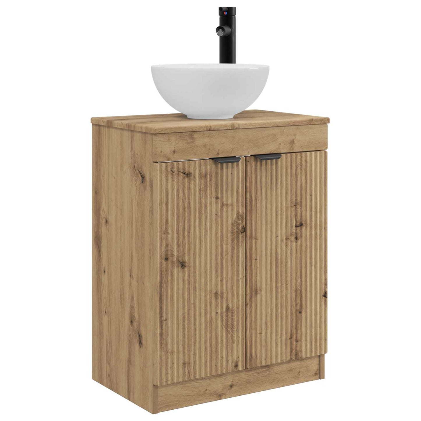 Badmøbel med vask Artisan eik 54 x 35 x 83 cm Konstruert tre
