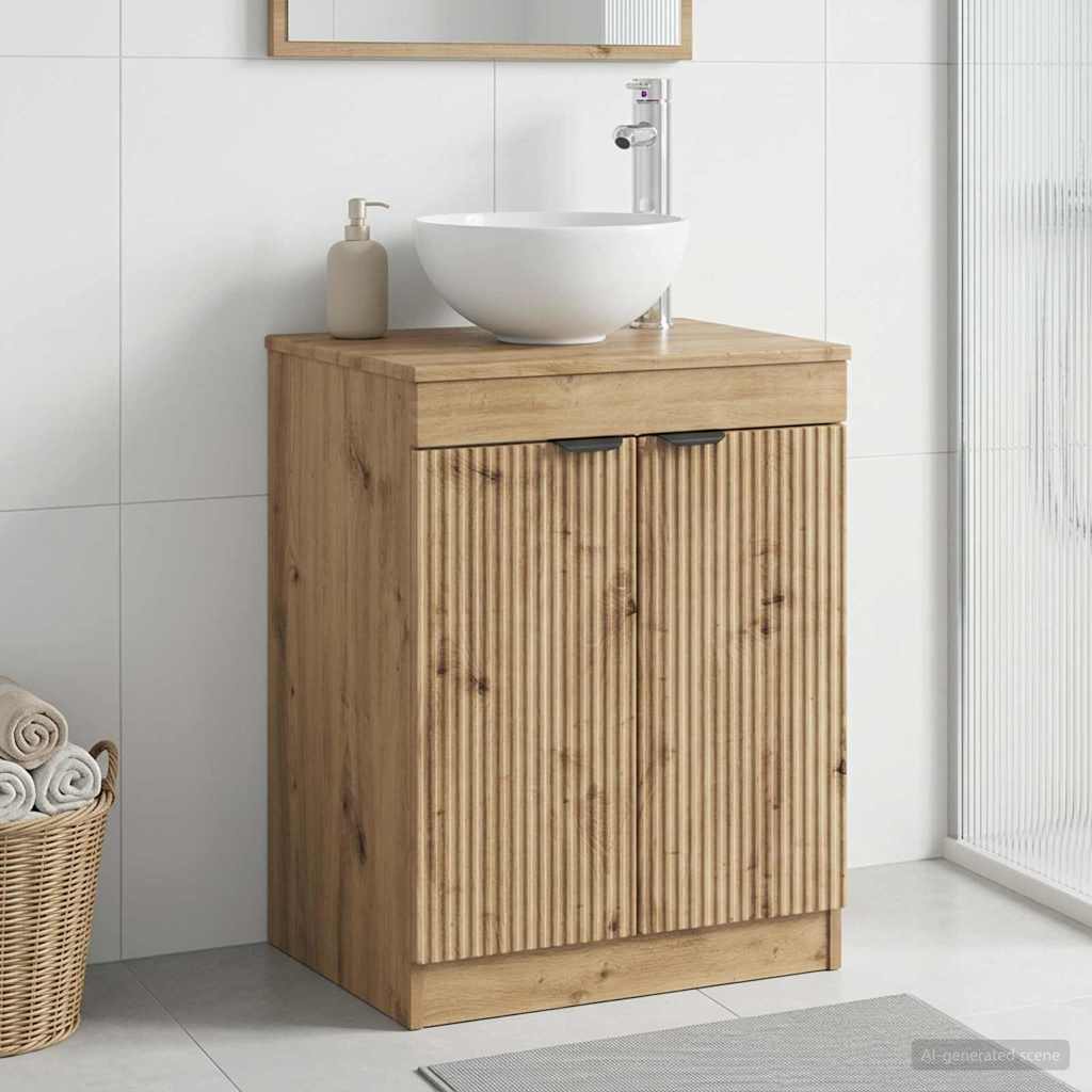 Baderomsskap Artisan eik 54 x 41 x 70 cm Konstruert tre