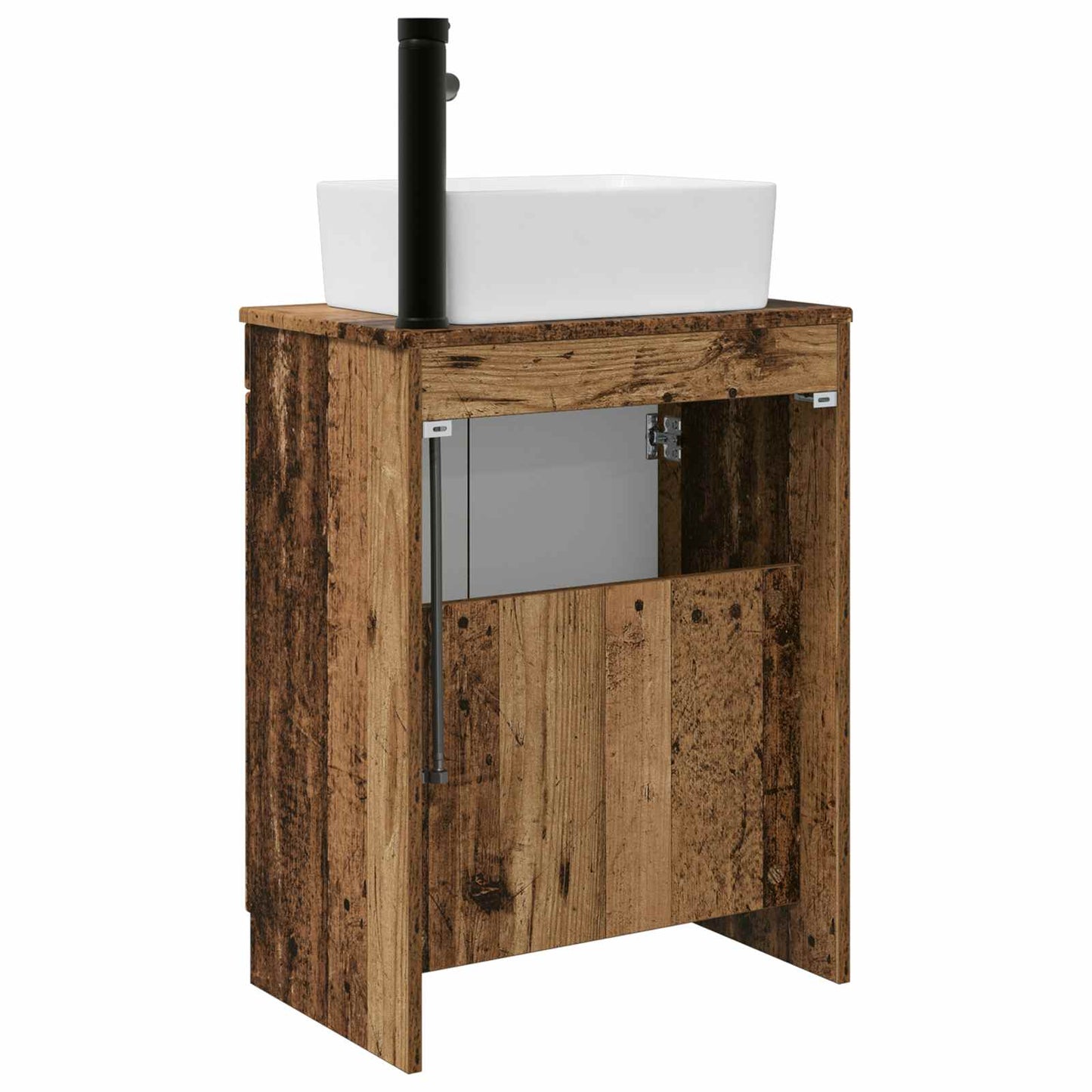 Badmøbel med vask Gammelt tre 54 x 35 x 83 cm Konstruert tre