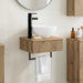 Vegghengt vask Artisan eik 40 x 35 x 39 cm Konstruert tre