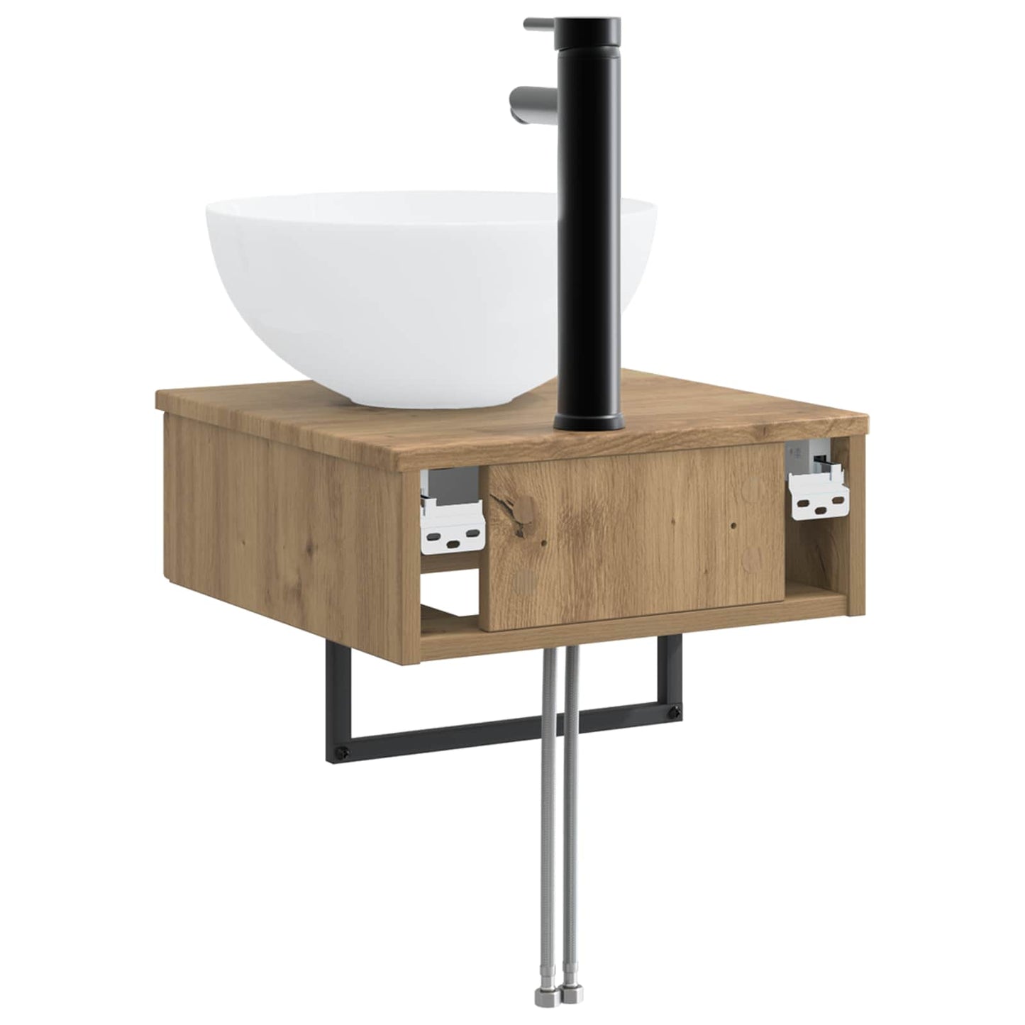 Vegghengt vask Artisan eik 40 x 41 x 40,5 cm Konstruert tre