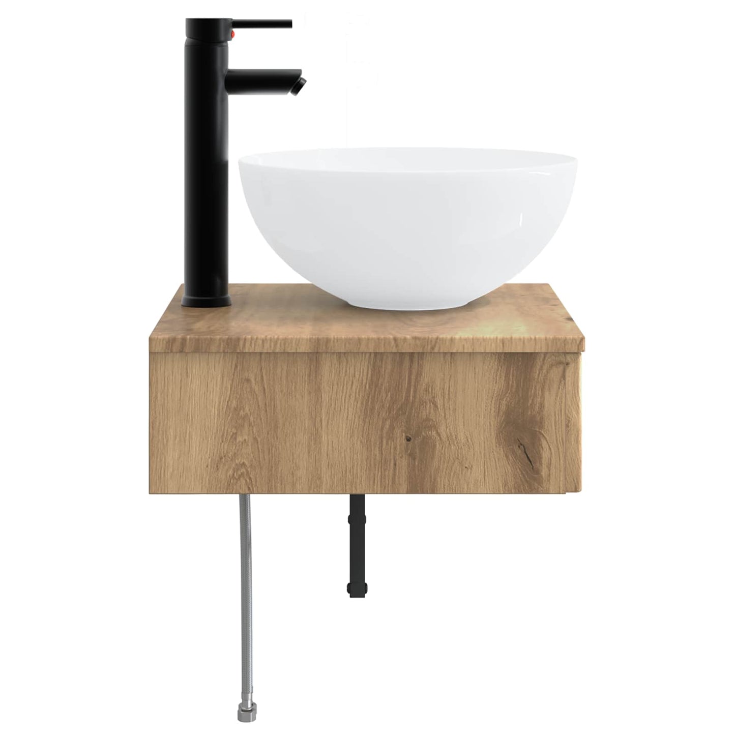 Vegghengt vask Artisan eik 40 x 41 x 40,5 cm Konstruert tre