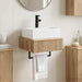 Vegghengt vask Artisan eik 40 x 41 x 39 cm Konstruert tre