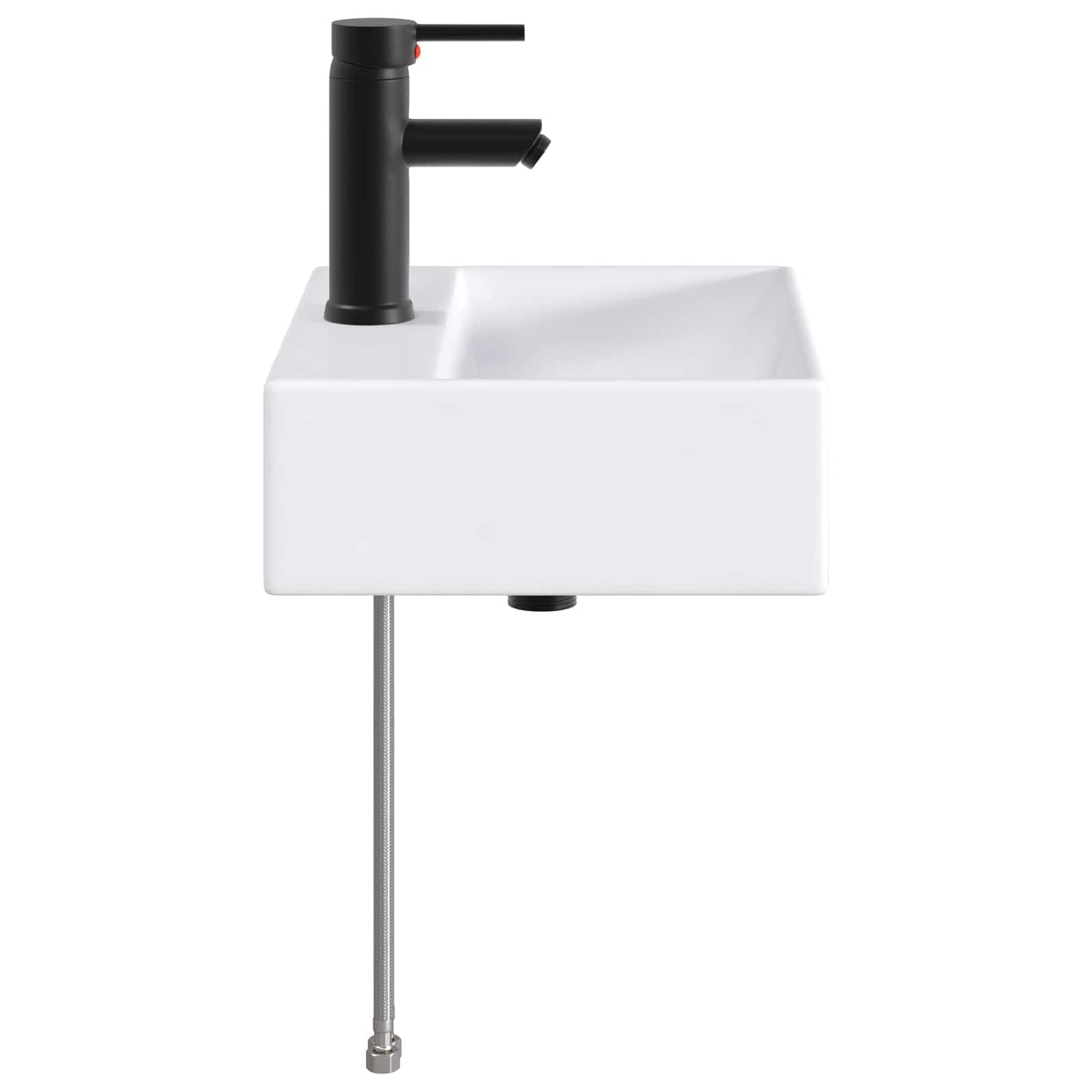 Vaskeservant for bad Matt Svart 39 x 30,5 x 12,5 cm Metall
