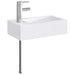 Vaskeservant for bad Krom 45,5 x 25,5 x 13 cm Metall