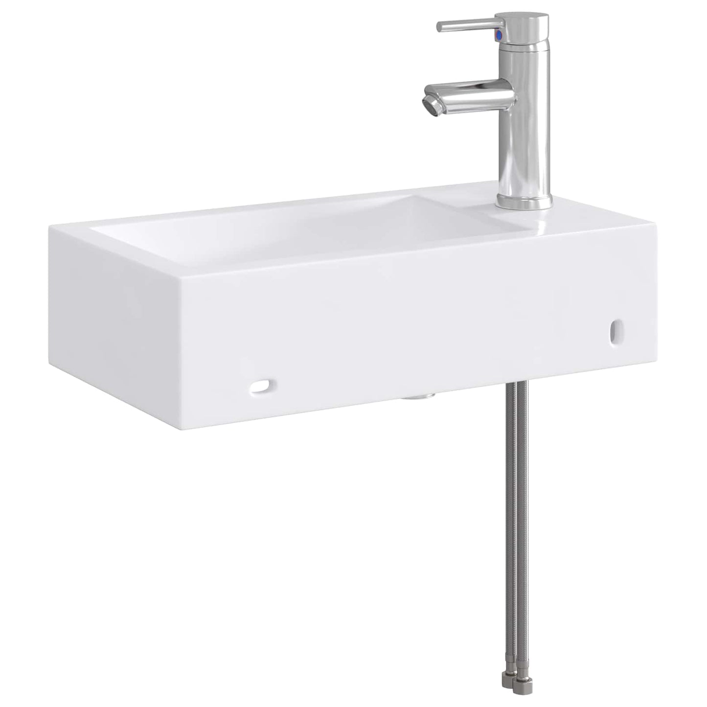 Vaskeservant for bad Krom 45,5 x 25,5 x 13 cm Metall