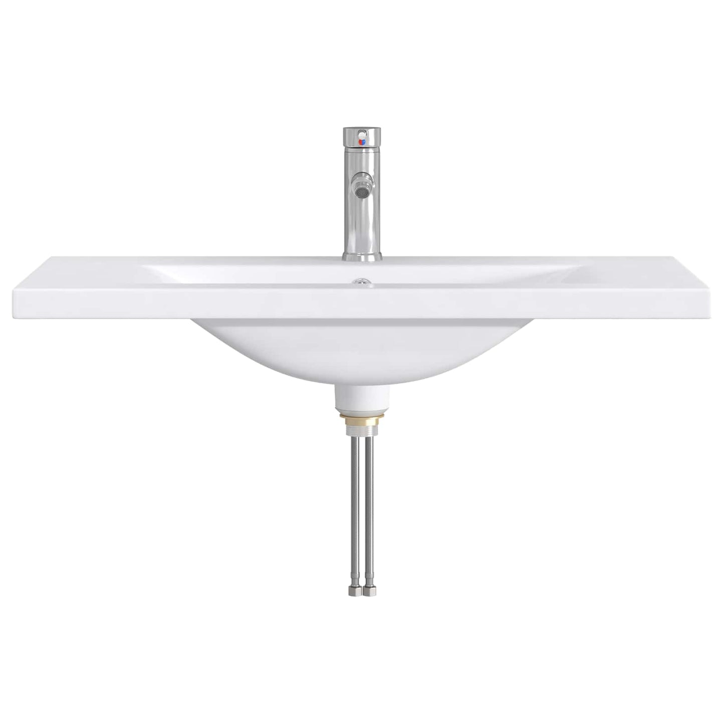 Vaskeservant for bad Krom 81 x 40 x 17,5 cm Metall