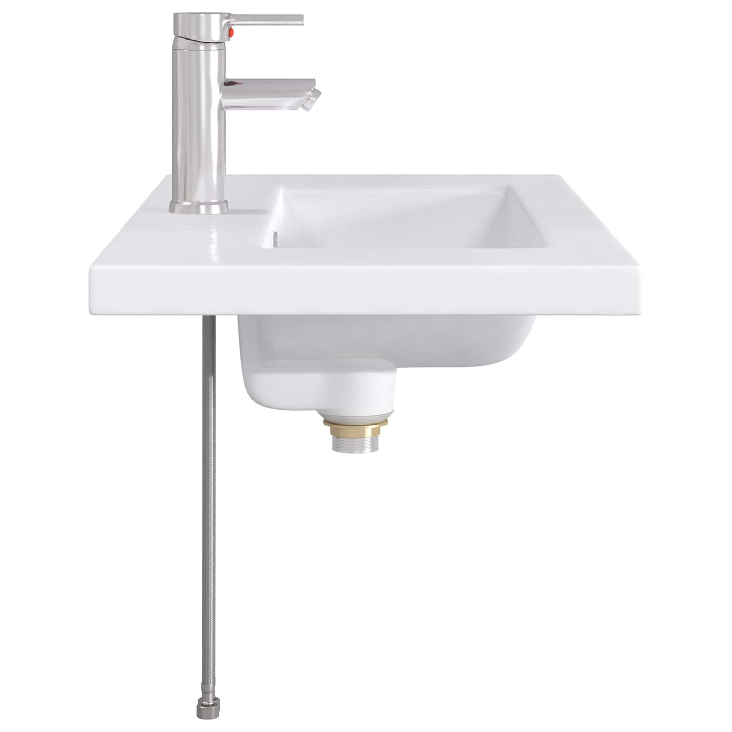 Vaskeservant for bad Krom 81 x 40 x 17,5 cm Metall