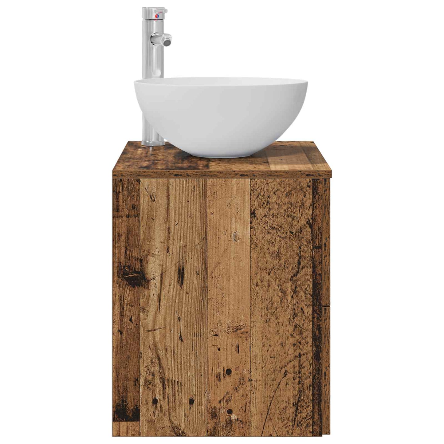 Vegghengt vaskeservant Gammelt tre 49,5 x 41 x 64,5 cm