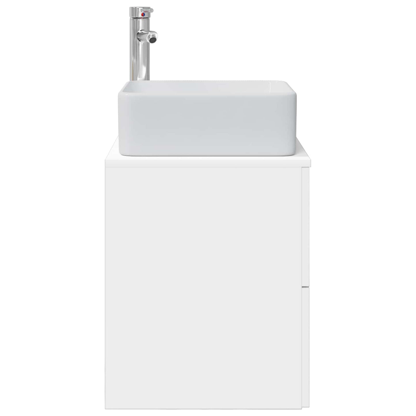 Vegghengt vaskeservant Hvit 49,5 x 41 x 63 cm Konstruert tre