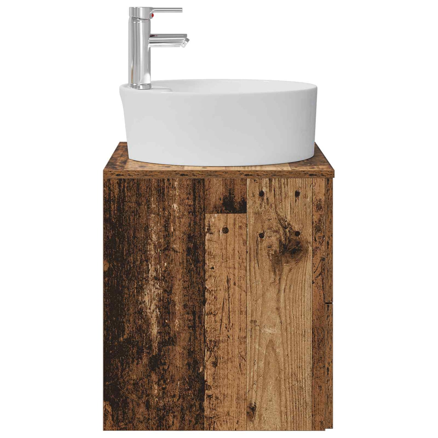 Vegghengt vaskeservant Gammelt tre 49,5 x 44,5 x 65 cm
