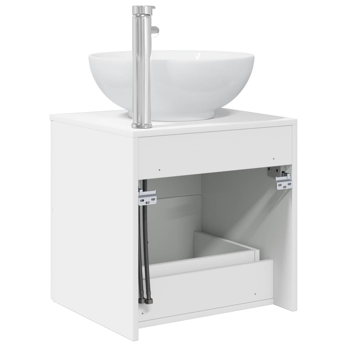 Vegghengt vaskeservant Hvit 49,5 x 44,5 x 66,5 cm
