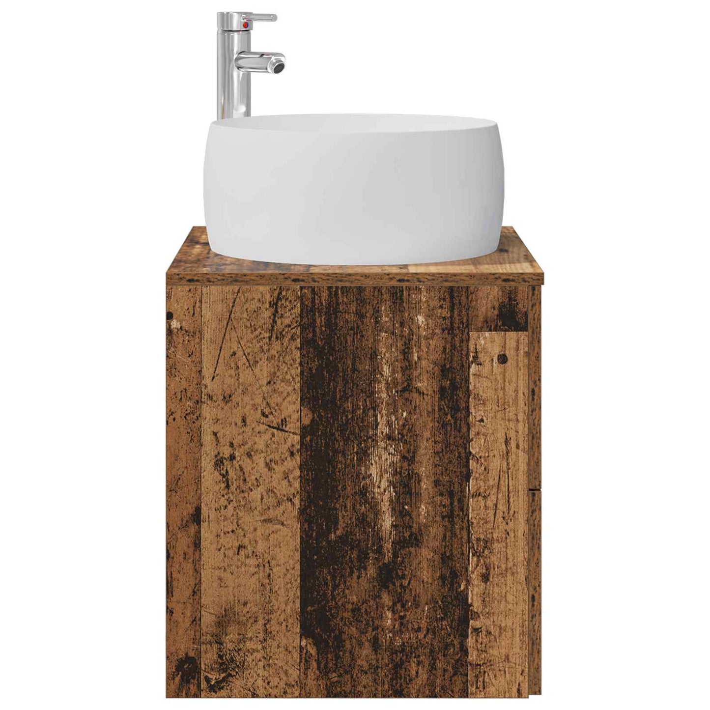 Vegghengt vaskeservant Gammelt tre 49,5 x 44,5 x 66 cm
