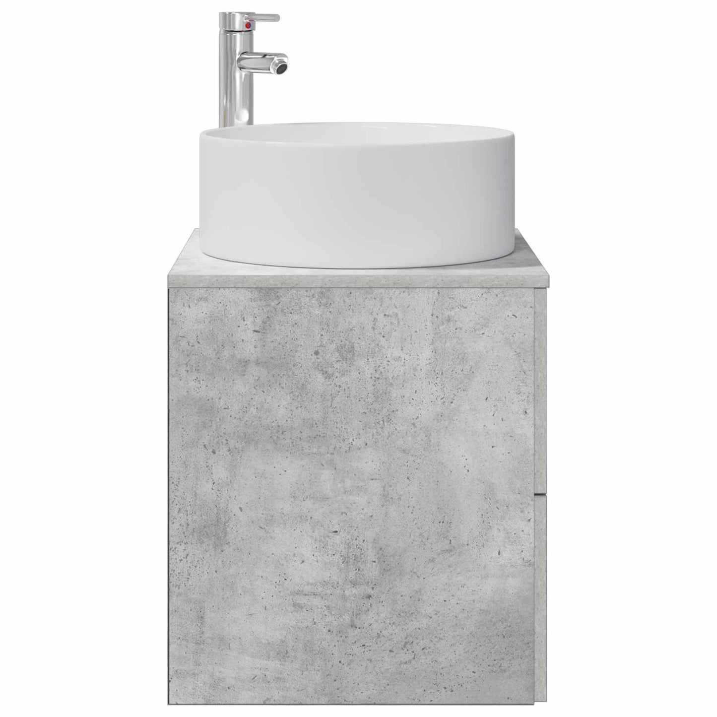 Vegghengt vaskeservant Betonggrå 49,5 x 44,5 x 65,5 cm