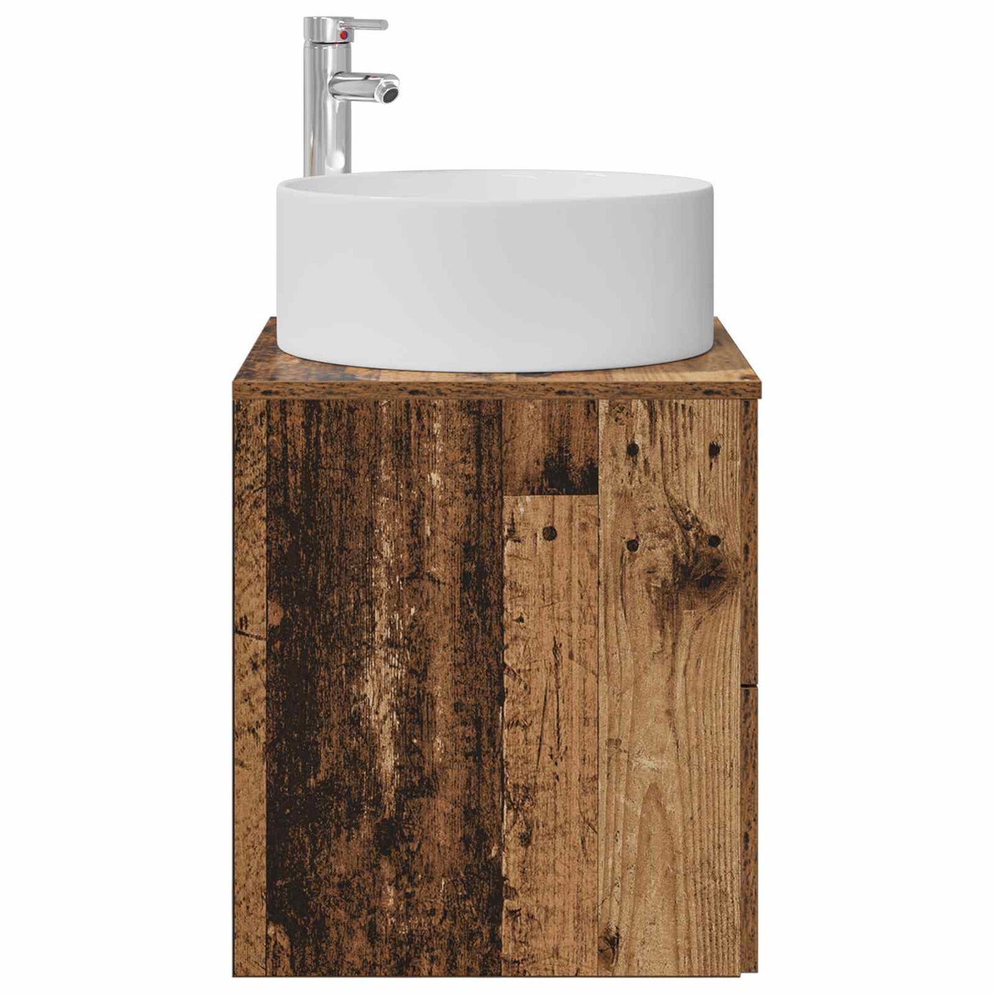 Vegghengt vaskeservant Gammelt tre 49,5 x 44,5 x 65,5 cm