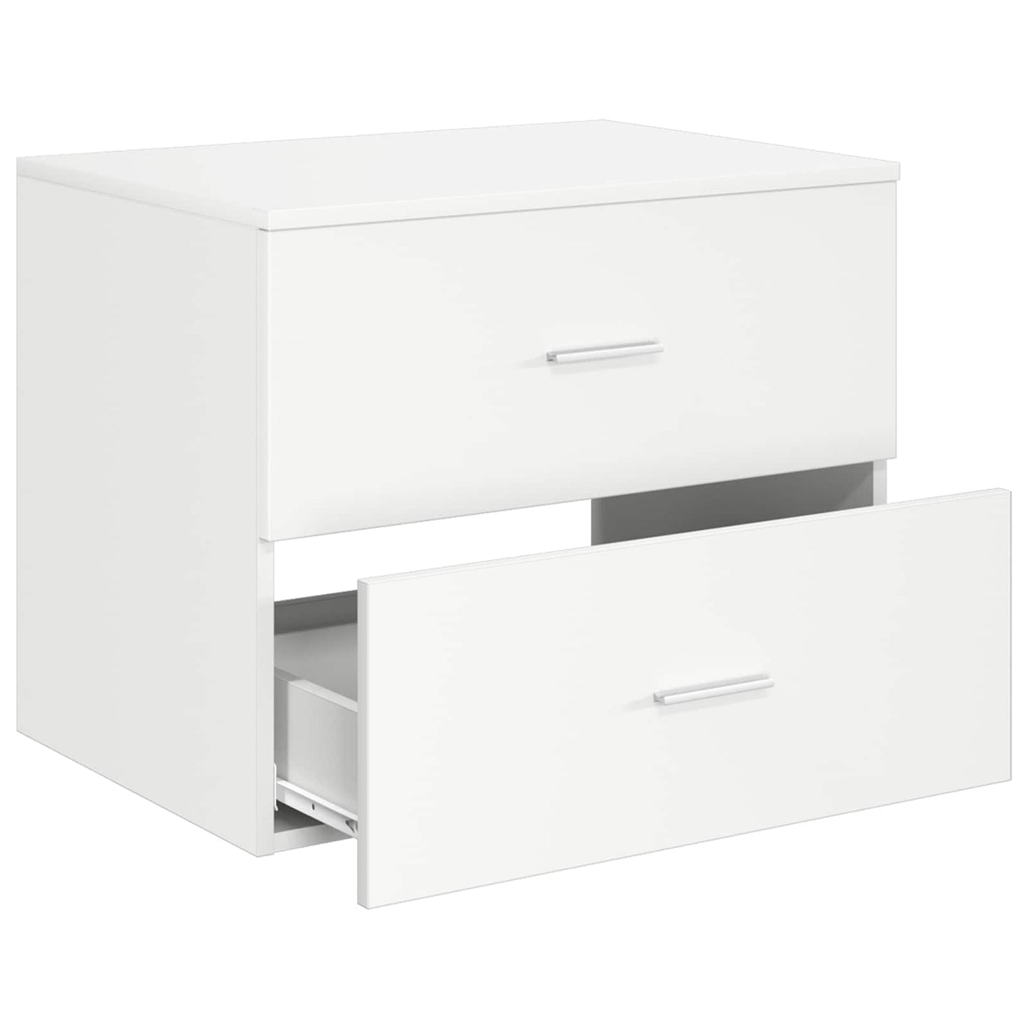 Vegghengt baderomsskap Hvit 62,5 x 44,5 x 50 cm Konstruert tre