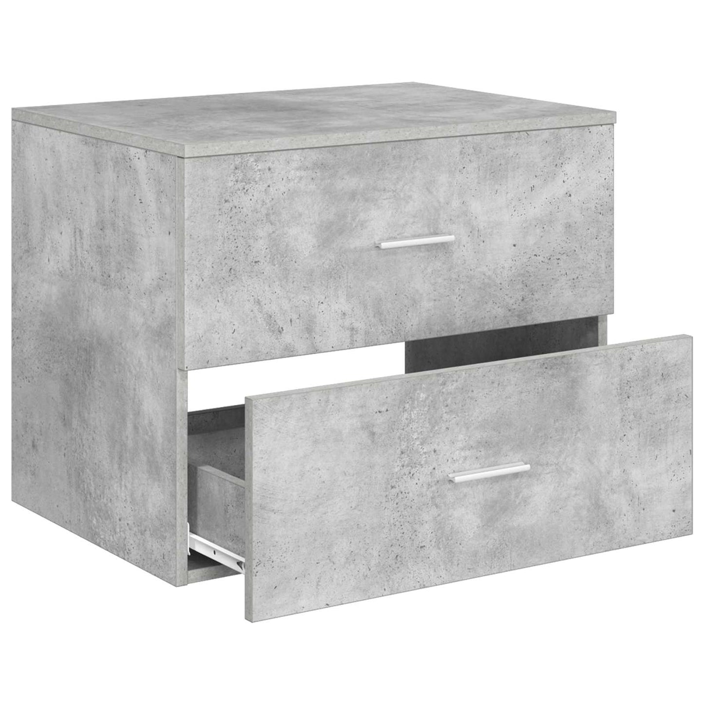 Vegghengt baderomsskap Betonggrå 62,5 x 44,5 x 50 cm