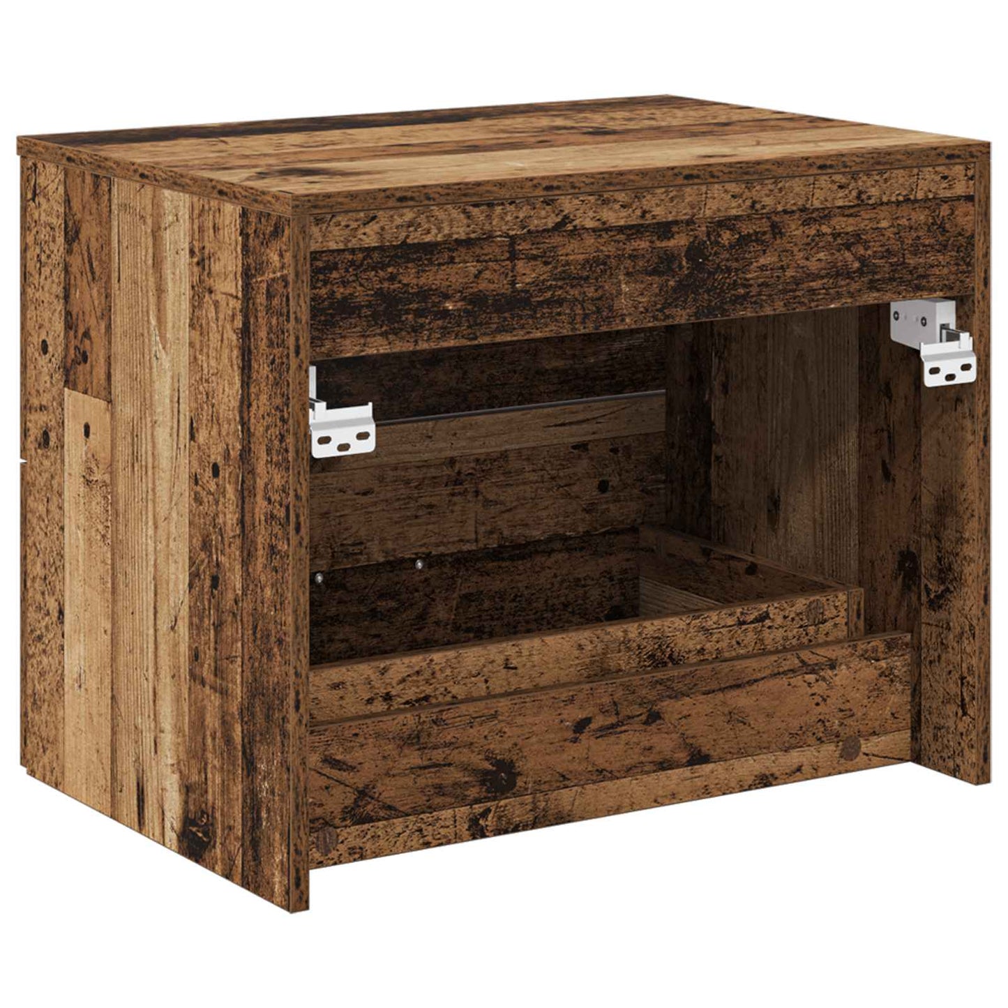 Vegghengt baderomsskap Gammelt tre 62,5 x 44,5 x 50 cm