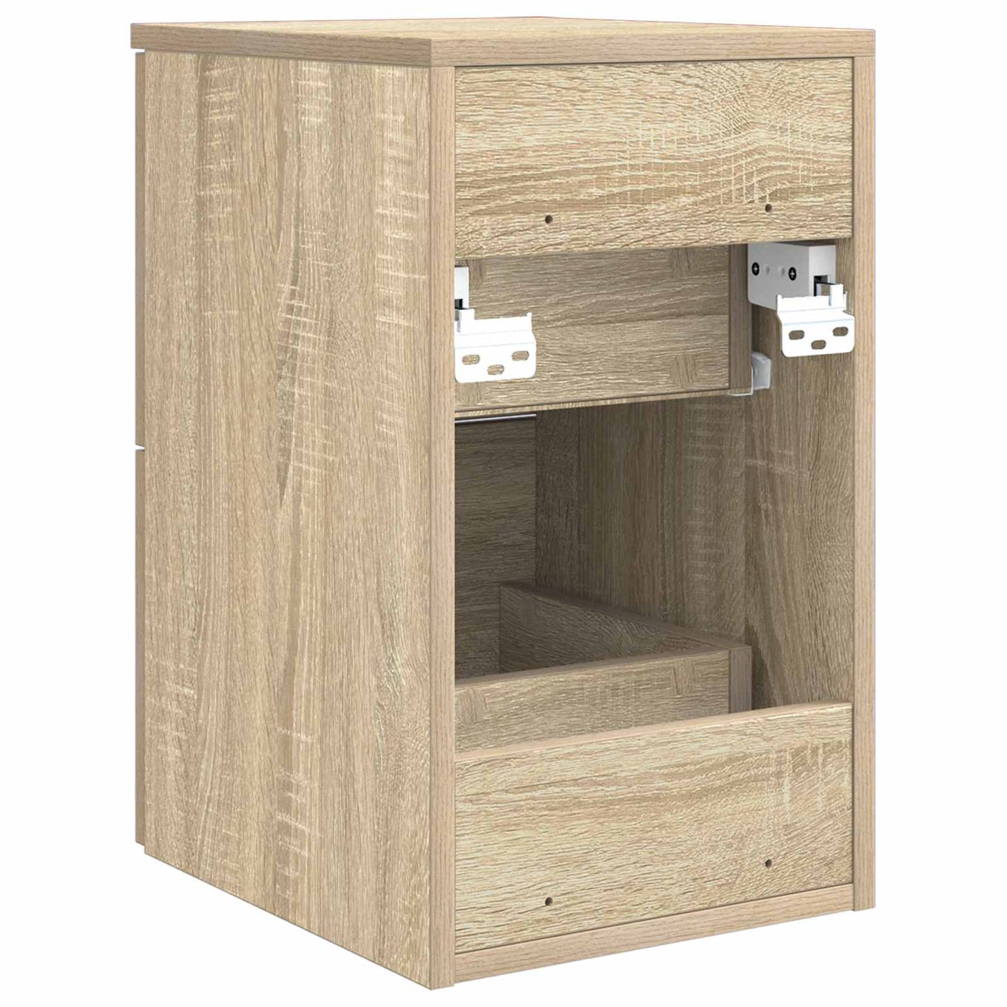 Baderomsskap I mellom Sonoma eik 30 x 35 x 50 cm Konstruert tre