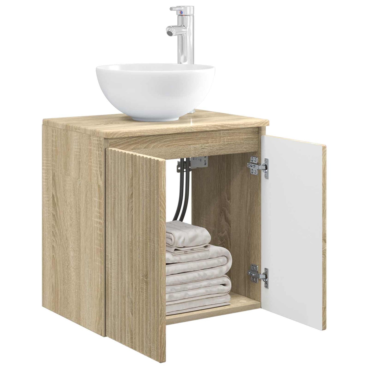 Vegghengt vaskeservant Sonoma eik 49,5 x 35 x 63 cm