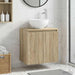 Vegghengt vaskeservant Sonoma eik 49,5 x 41 x 64,5 cm