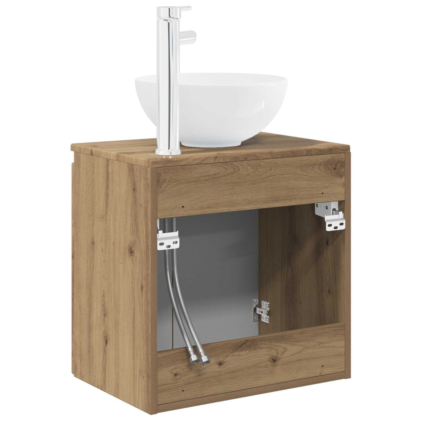 Vegghengt vaskeservant Artisan eik 49,5 x 41 x 64,5 cm