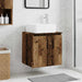 Vegghengt vaskeservant Gammelt tre 49,5 x 41 x 63 cm