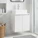 Vegghengt vaskeservant Hvit 49,5 x 41 x 62,5 cm Konstruert tre