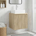 Vegghengt vaskeservant Sonoma eik 49,5 x 41 x 62,5 cm