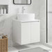 Vegghengt vaskeservant Hvit 49,5 x 44,5 x 65 cm Konstruert tre