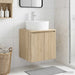 Vegghengt vaskeservant Sonoma eik 49,5 x 44,5 x 65 cm