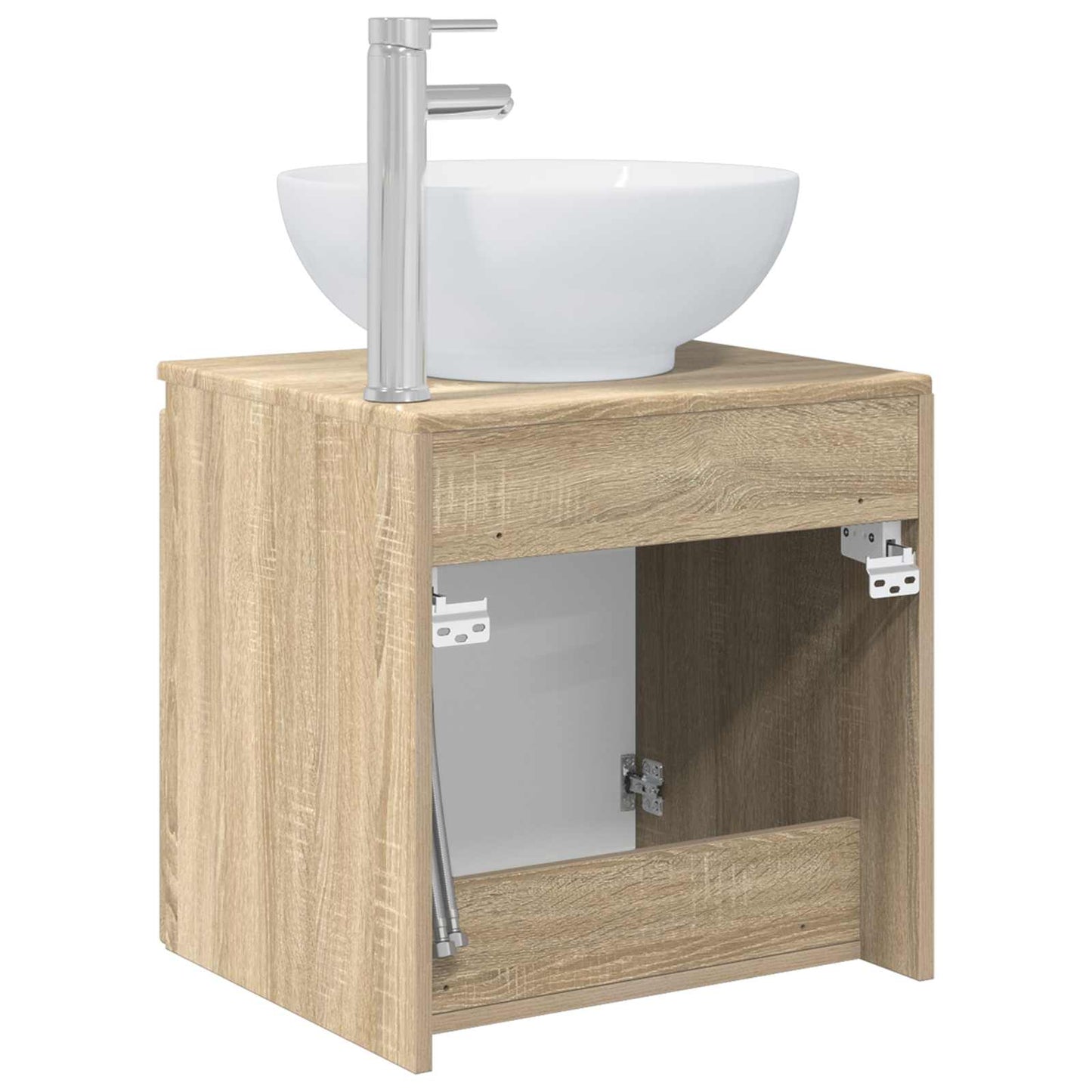 Vegghengt vaskeservant Sonoma eik 49,5 x 44,5 x 65 cm