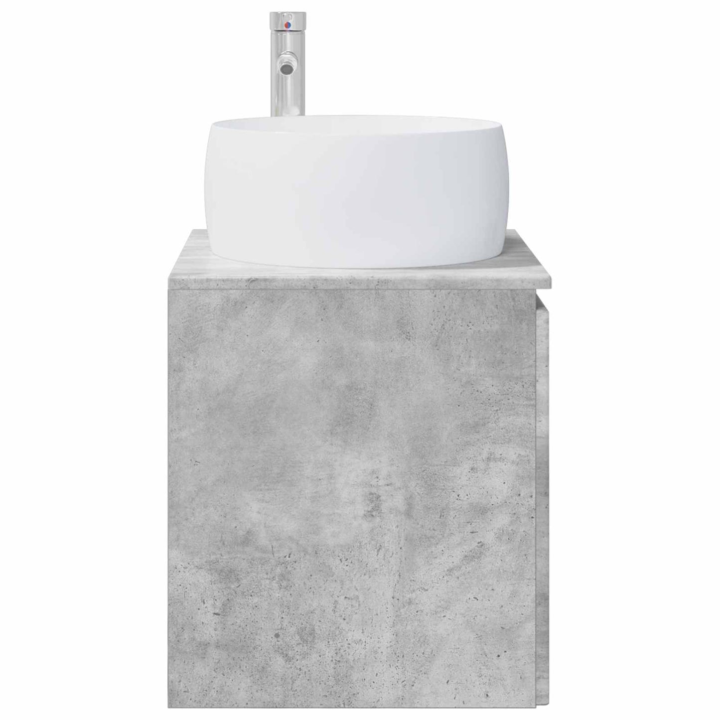 Vegghengt vaskeservant Betonggrå 49,5 x 44,5 x 66 cm