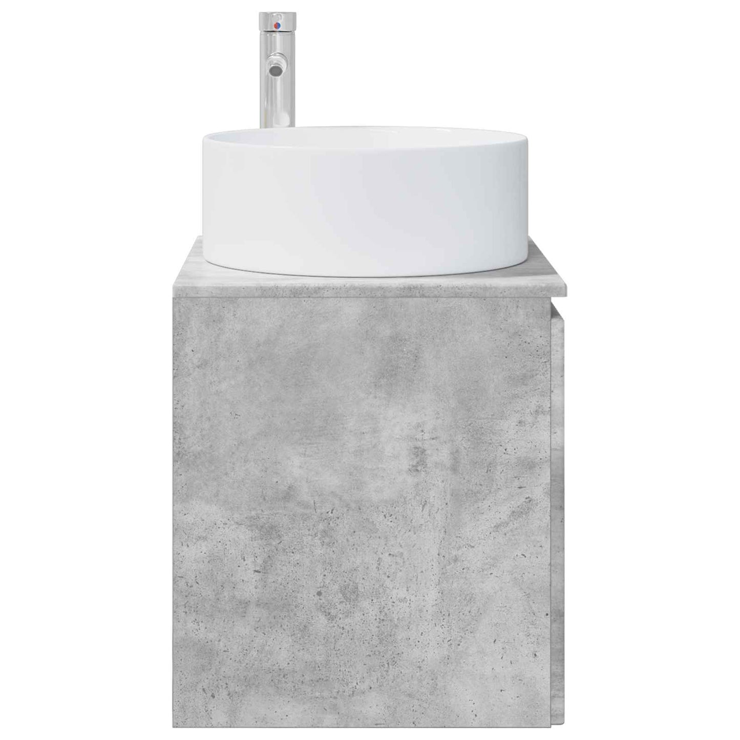 Vegghengt servantkommode Betonggrå 49,5 x 44,5 x 65,5 cm