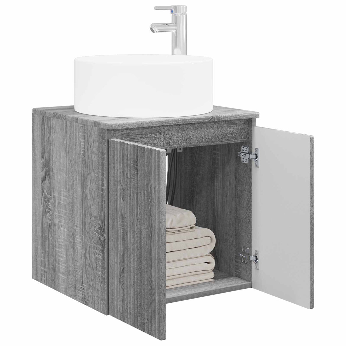 Vegghengt servantkommode Grå Sonoma 49,5 x 44,5 x 65,5 cm