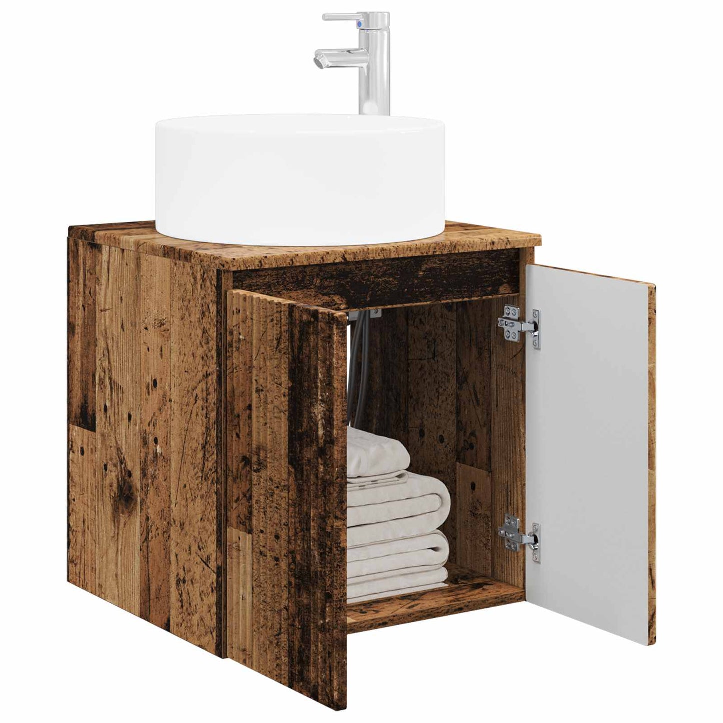 Vegghengt servantkommode Gammelt tre 49,5 x 44,5 x 65,5 cm