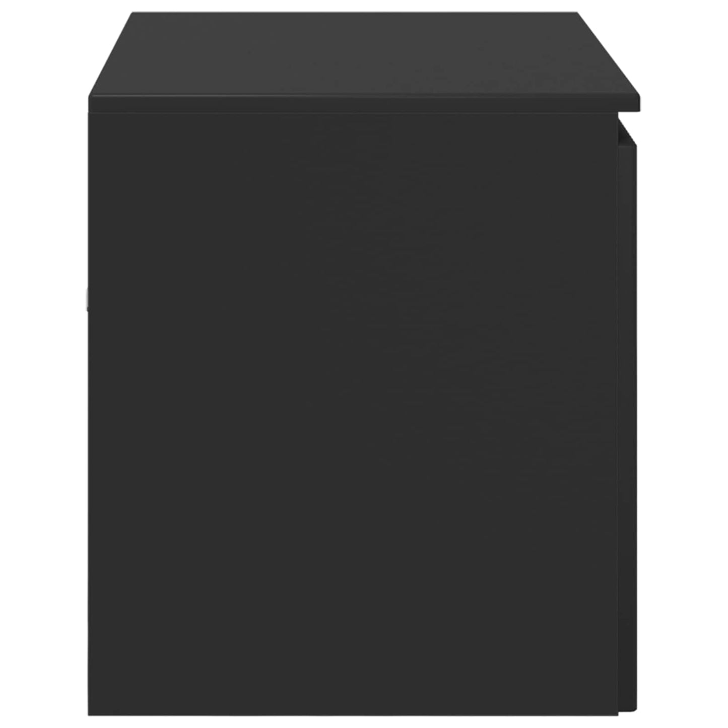 Vegghengt Badskap Svart 62,5 x 44,5 x 50 cm Konstruert tre