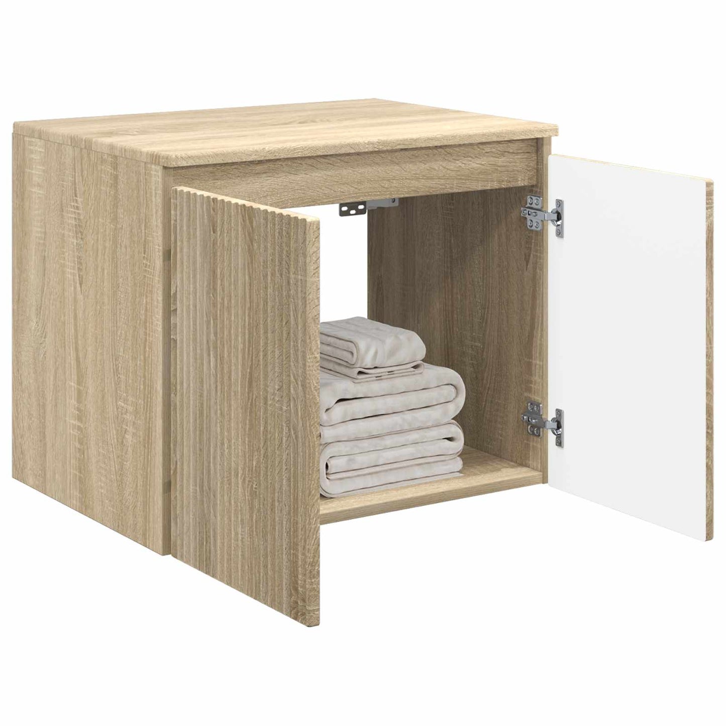 Vegghengt Badskap Sonoma eik 62,5 x 44,5 x 50 cm Konstruert tre