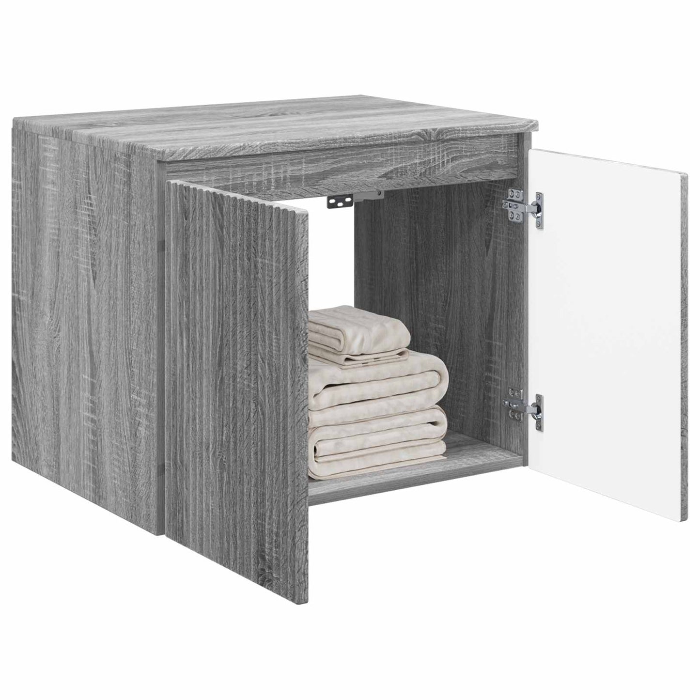 Vegghengt Badskap Grå Sonoma 62,5 x 44,5 x 50 cm Konstruert tre
